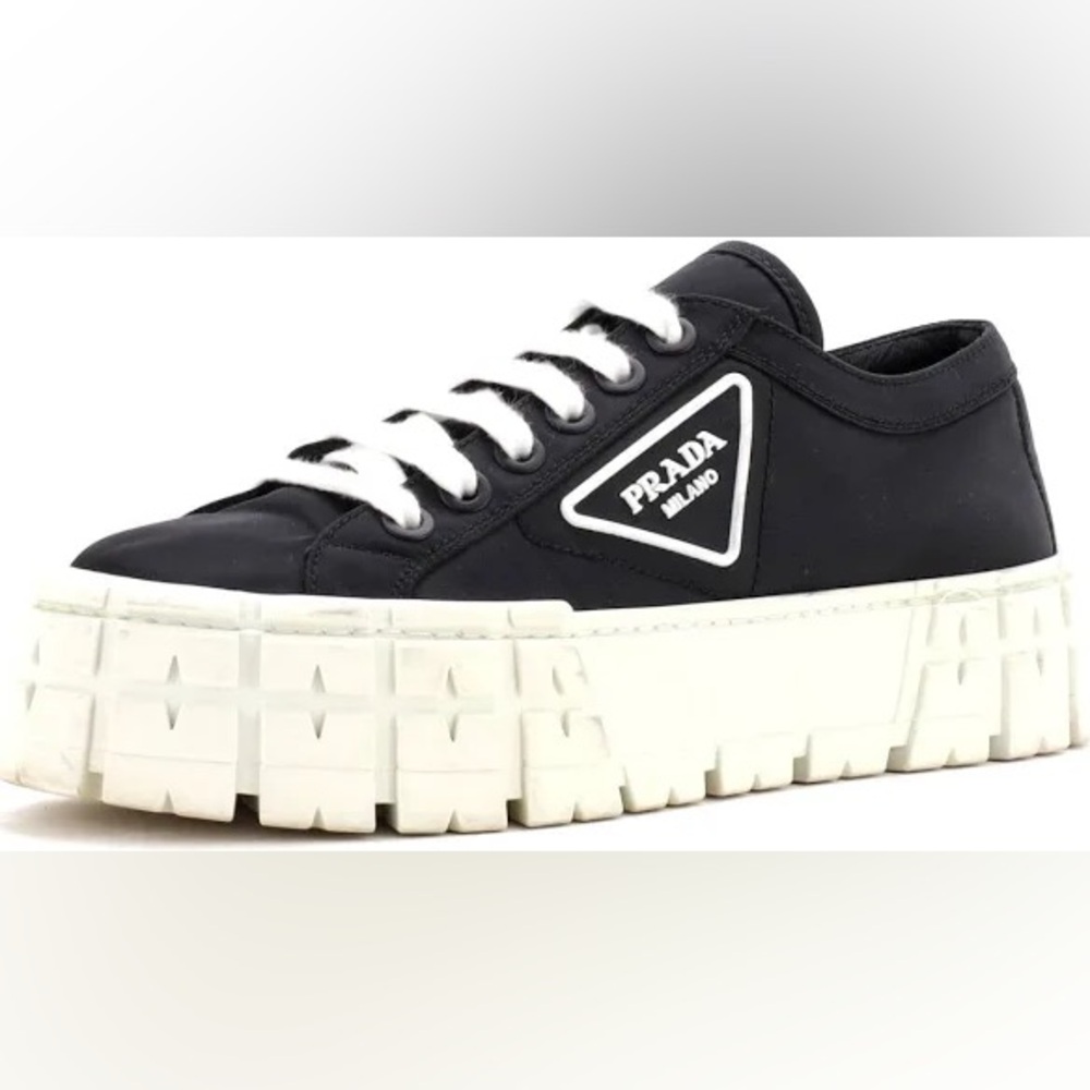 Prada Black and White Chunky Sneakers